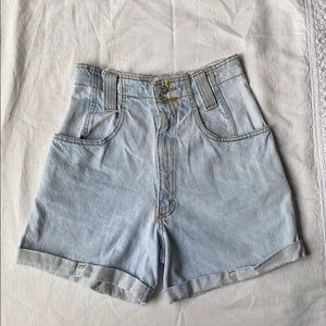 Acid Wash Jean Shorts